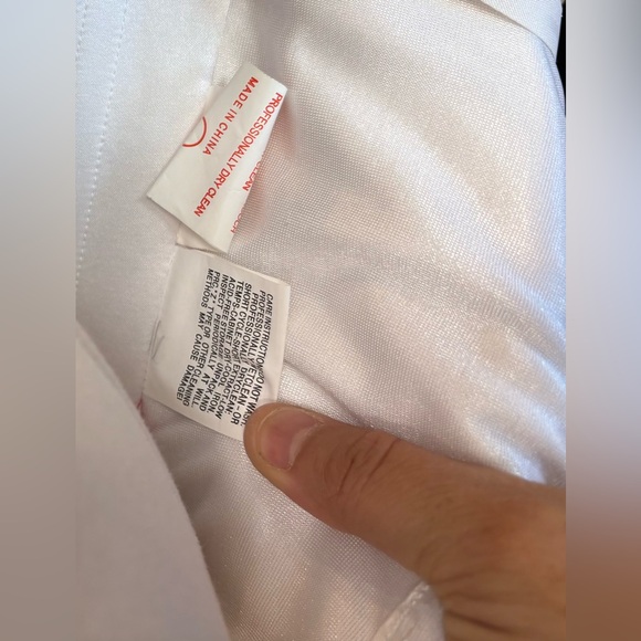 Imperial Elegant Strapless beaded Wedding Dress GORGEOUS!size 12-see pics EUC - Picture 10 of 17